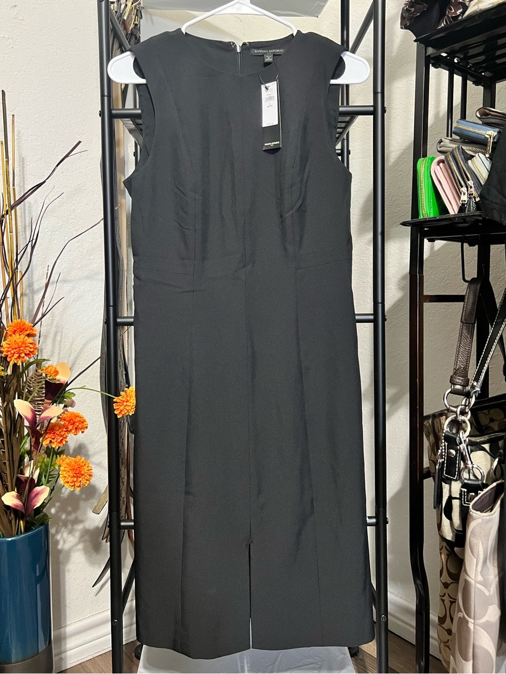 NWT Banana Republic Women’s Black Sleeveless Dress